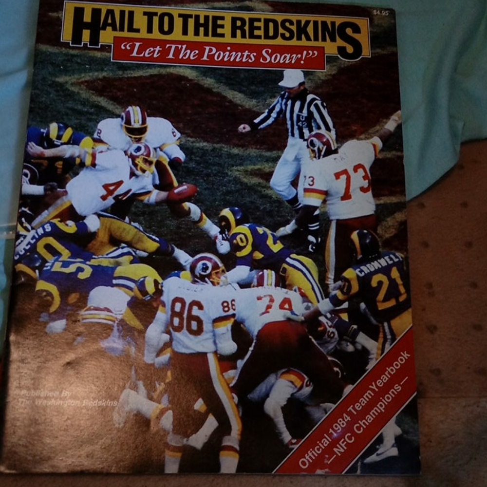 1984 Redskin s Official Team year book